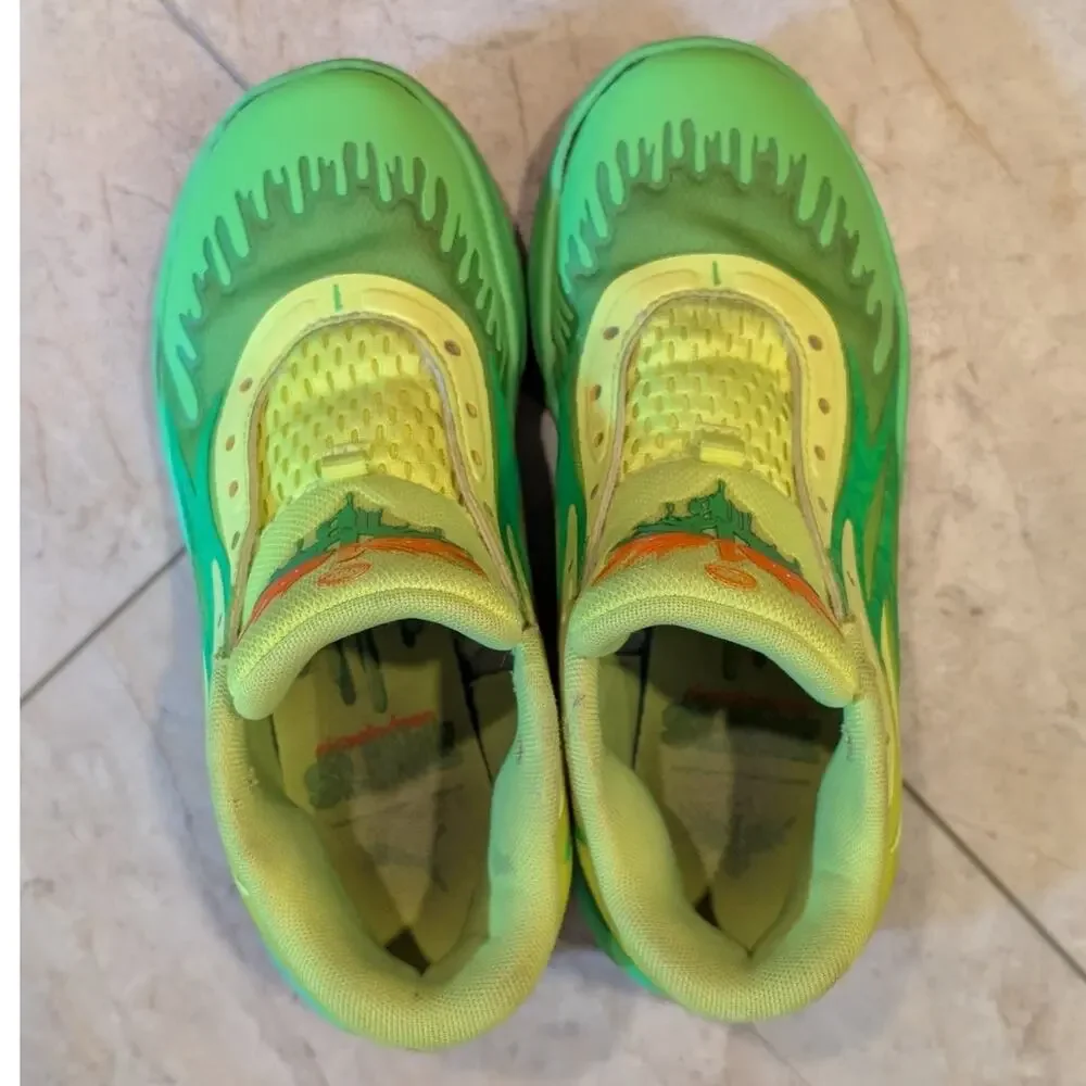 Rare Nickelodeon x Puma LaMelo Ball MB.02 'Slime' Shoes Sneakers Kids 4.5